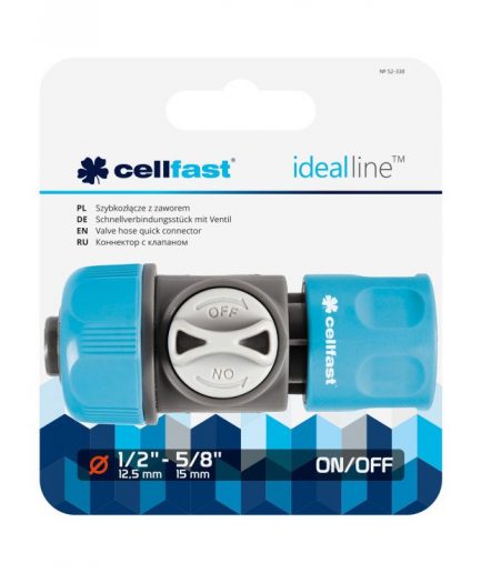 Коннектор с клапаном IDEAL™ 1/2 - 5/8"