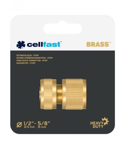 Коннектор - стоп BRASS™ 1/2