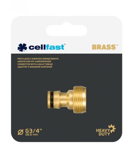 Адаптер с внешней нарезкой BRASS™ G3/4