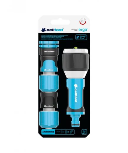 Комплект ERGO™ с прямым  многофункциональным оросителем 3/4